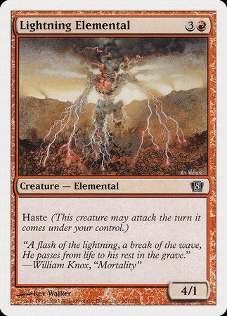 Lightning Elemental [Eighth Edition] | Magic Magpie