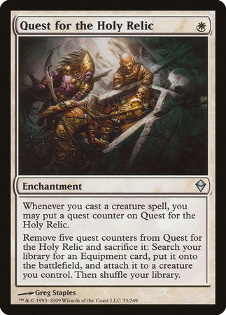 Quest for the Holy Relic [Zendikar] | Magic Magpie