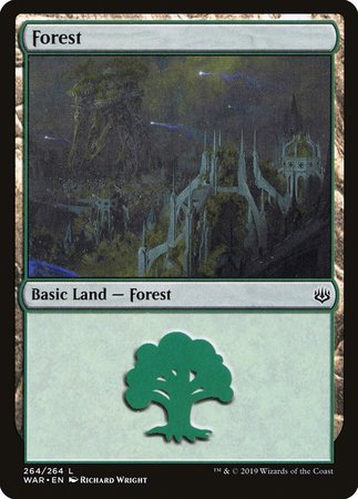 Forest (264) [War of the Spark] | Magic Magpie