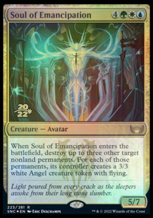 Soul of Emancipation [Streets of New Capenna Prerelease Promos] | Magic Magpie