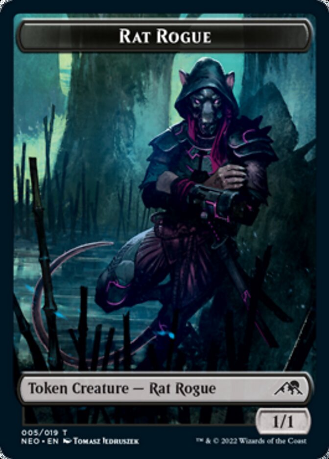 Rat Rogue Token [Kamigawa: Neon Dynasty Tokens] | Magic Magpie