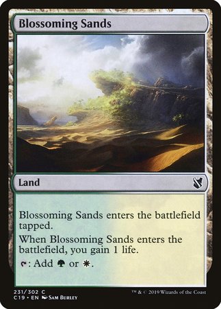 Blossoming Sands [Commander 2019] | Magic Magpie