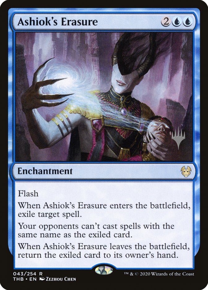 Ashiok's Erasure (Promo Pack) [Theros Beyond Death Promos] | Magic Magpie