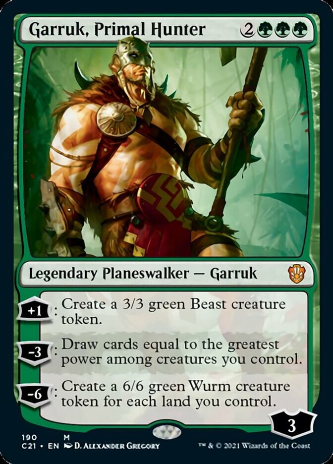 Garruk, Primal Hunter [Commander 2021] | Magic Magpie