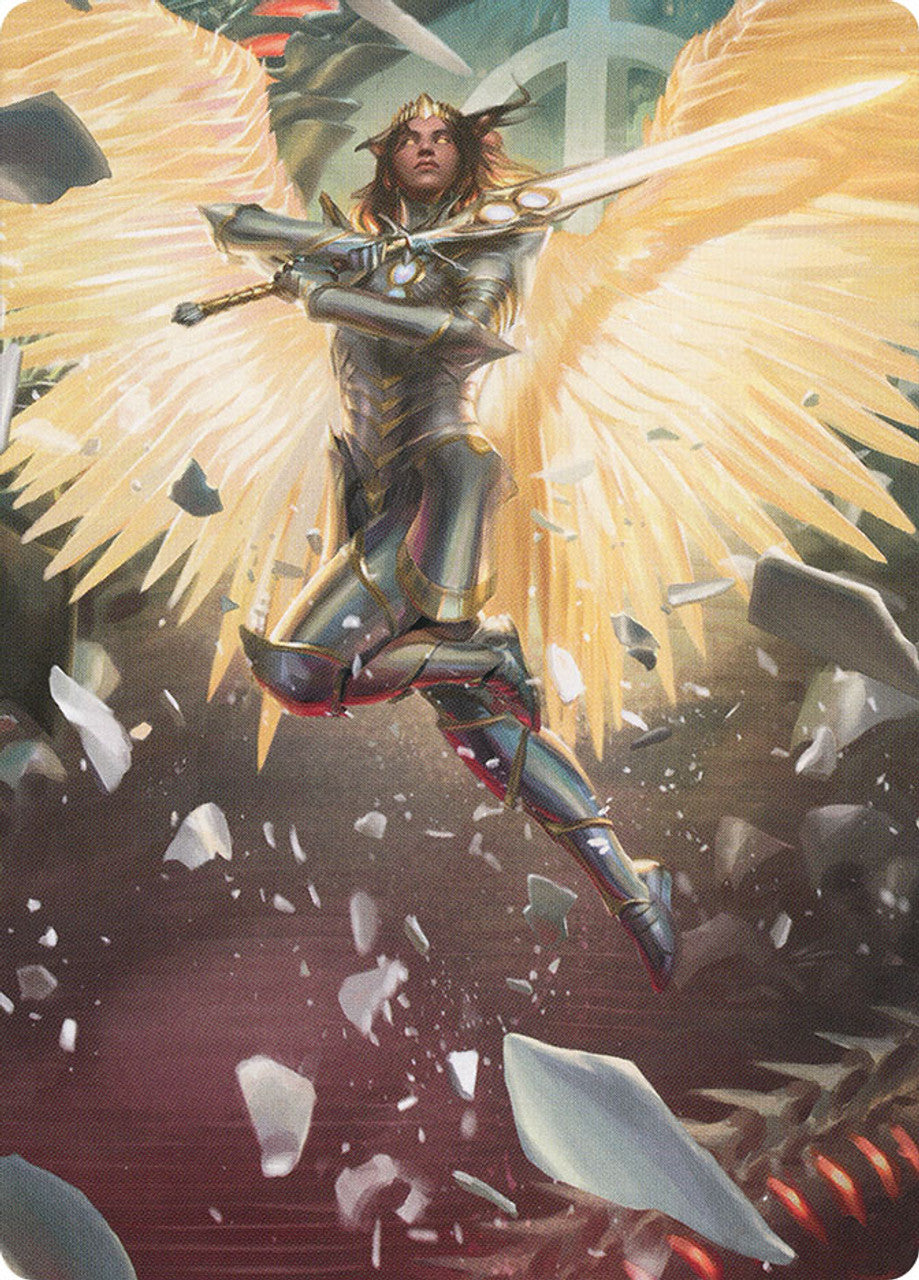 Archangel Elspeth Art Card [March of the Machine Art Series] | Magic Magpie