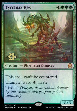 Tyrranax Rex [Phyrexia: All Will Be One Prerelease Promos] | Magic Magpie