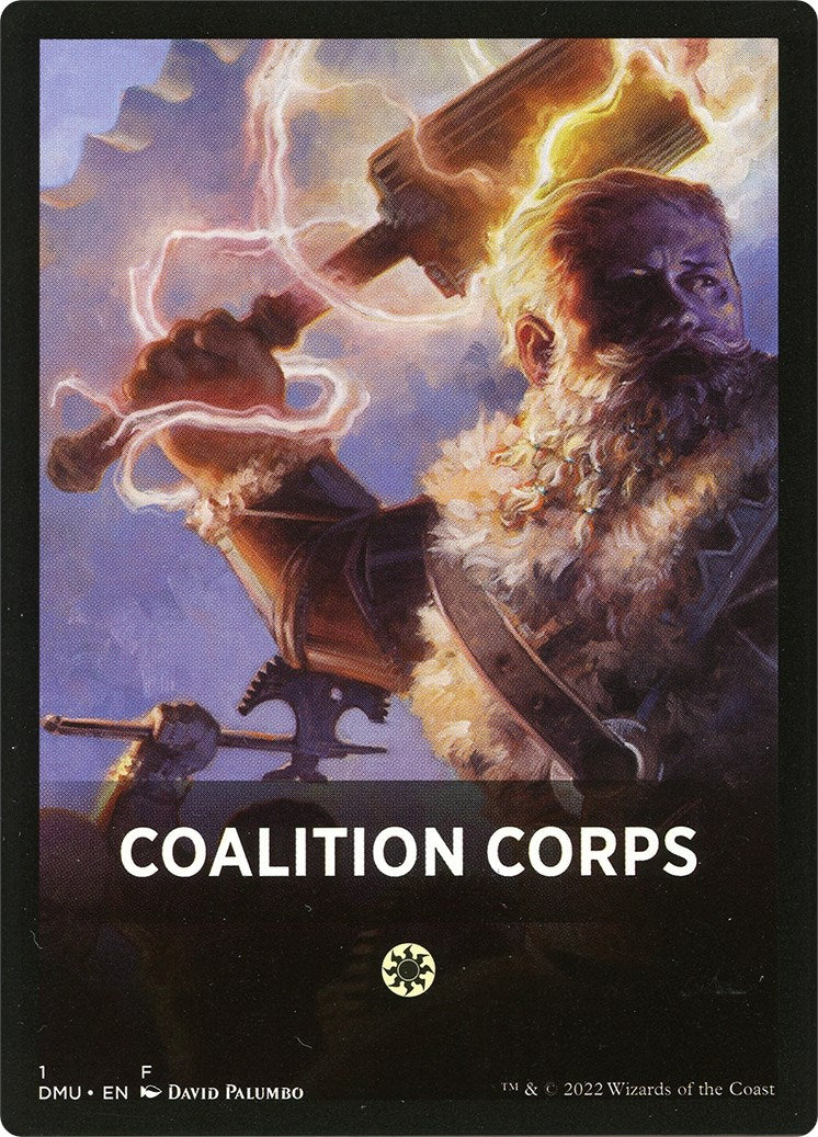 Coalition Corps Theme Card [Dominaria United Tokens] | Magic Magpie