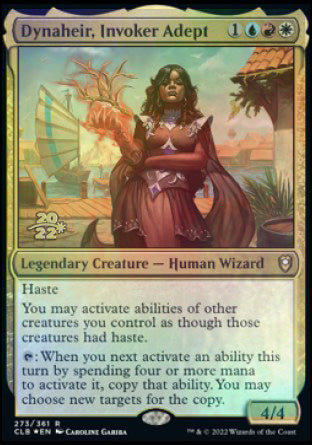 Dynaheir, Invoker Adept [Commander Legends: Battle for Baldur's Gate Prerelease Promos] | Magic Magpie