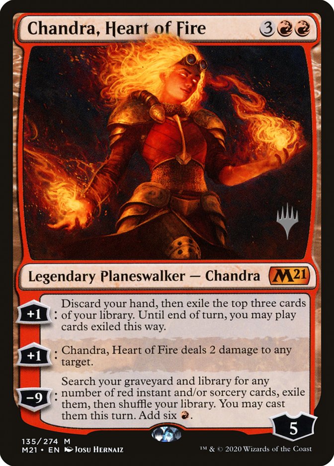 Chandra, Heart of Fire (Promo Pack) [Core Set 2021 Promos] | Magic Magpie