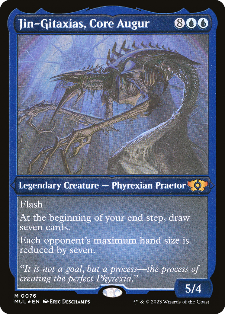 Jin-Gitaxias, Core Augur (Foil Etched) [Multiverse Legends] | Magic Magpie