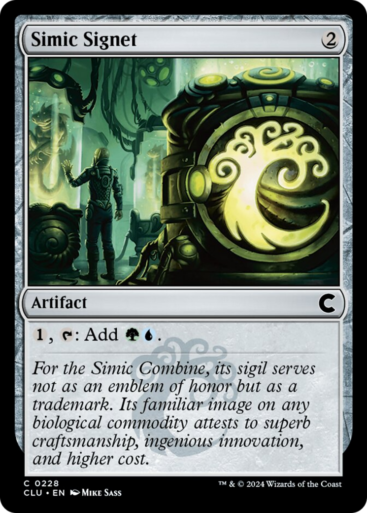 Simic Signet [Ravnica: Clue Edition] | Magic Magpie