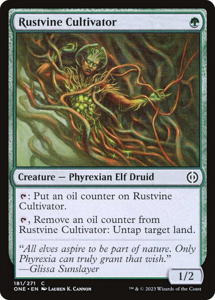 Rustvine Cultivator [Phyrexia: All Will Be One] | Magic Magpie