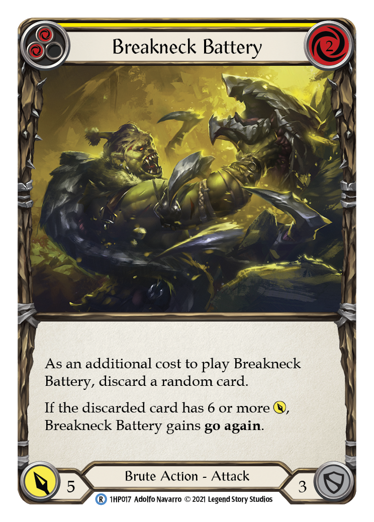 Breakneck Battery (Yellow) [1HP017] | Magic Magpie