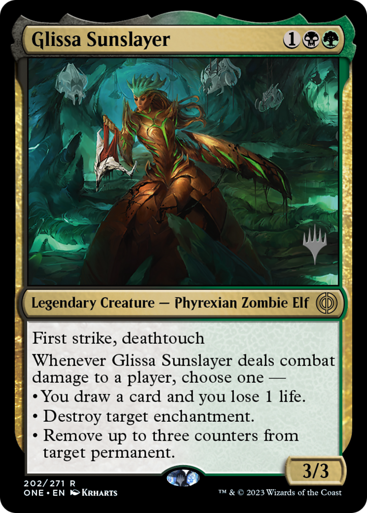 Glissa Sunslayer (Promo Pack) [Phyrexia: All Will Be One Promos] | Magic Magpie