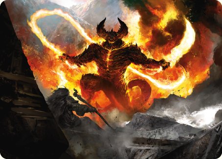 The Balrog, Flame of Udun Art Card [The Lord of the Rings: Tales of Middle-earth Art Series] | Magic Magpie