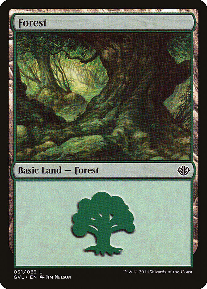 Forest (31) (Garruk vs. Liliana) [Duel Decks Anthology] | Magic Magpie