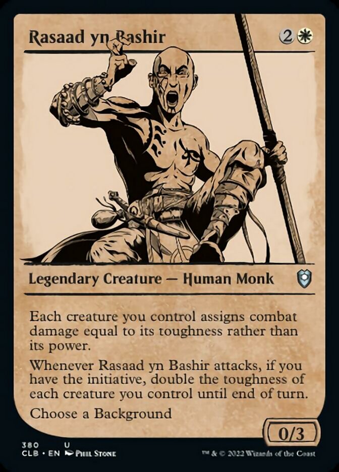 Rasaad yn Bashir (Showcase) [Commander Legends: Battle for Baldur's Gate] | Magic Magpie