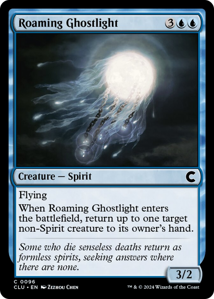 Roaming Ghostlight [Ravnica: Clue Edition] | Magic Magpie