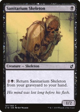 Sanitarium Skeleton [Commander 2019] | Magic Magpie