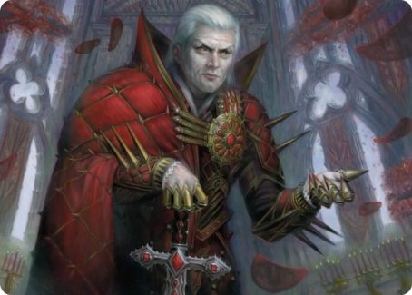 Edgar, Charmed Groom 1 Art Card [Innistrad: Crimson Vow Art Series] | Magic Magpie