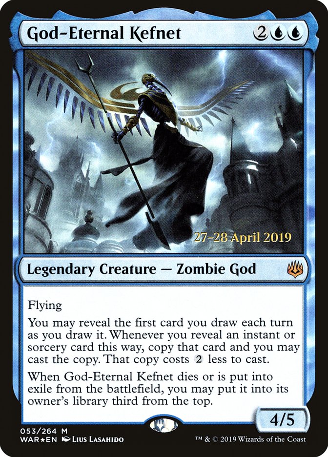 God-Eternal Kefnet  [War of the Spark Prerelease Promos] | Magic Magpie