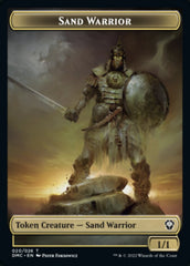 Soldier // Sand Warrior Double-sided Token [Dominaria United Tokens] | Magic Magpie