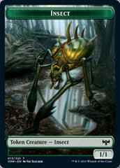 Insect // Slug Double-sided Token [Innistrad: Crimson Vow Tokens] | Magic Magpie