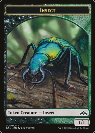 Insect Token [Guilds of Ravnica Tokens] | Magic Magpie