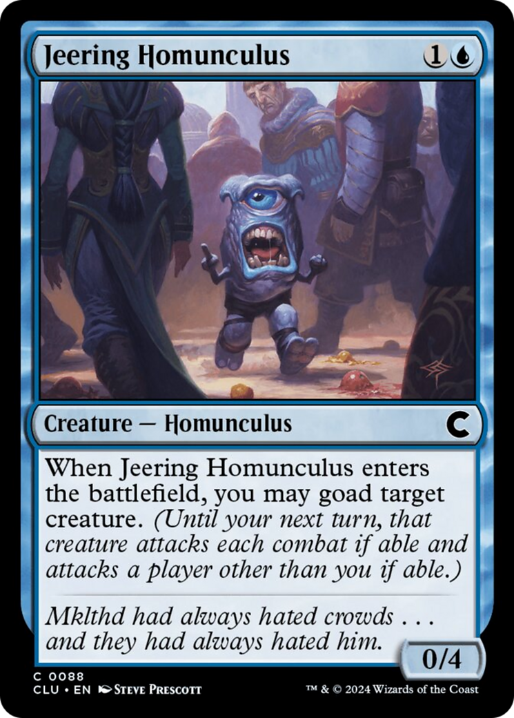 Jeering Homunculus [Ravnica: Clue Edition] | Magic Magpie