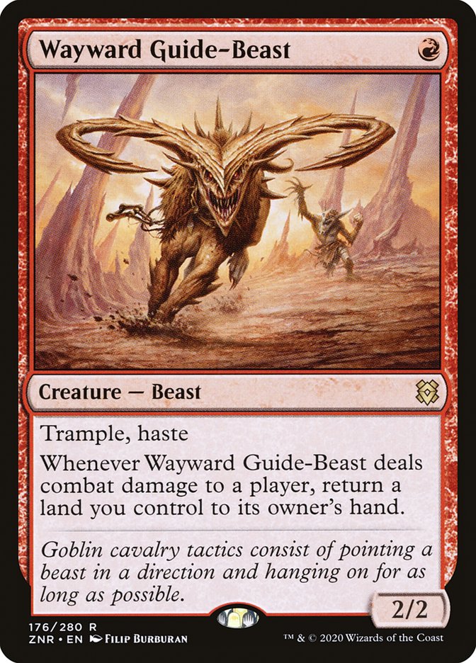 Wayward Guide-Beast [Zendikar Rising] | Magic Magpie