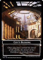 City's Blessing // Human Soldier Double-Sided Token [Murders at Karlov Manor Commander Tokens] | Magic Magpie