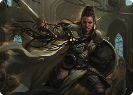 Shanna, Purifying Blade Art Card 1 [Dominaria United Art Series] | Magic Magpie