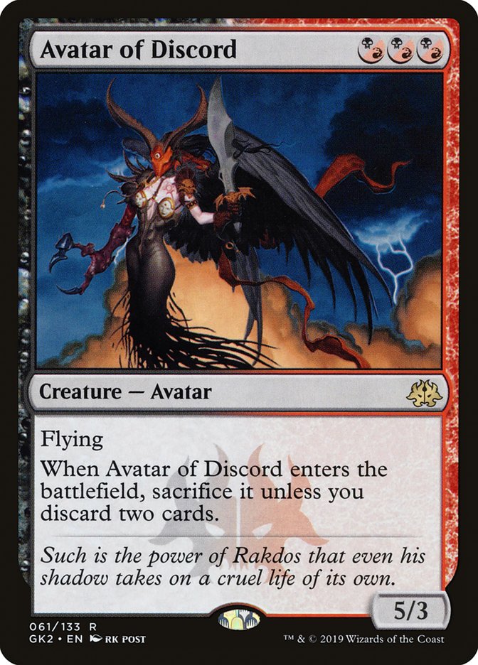 Avatar of Discord [Ravnica Allegiance Guild Kit] | Magic Magpie