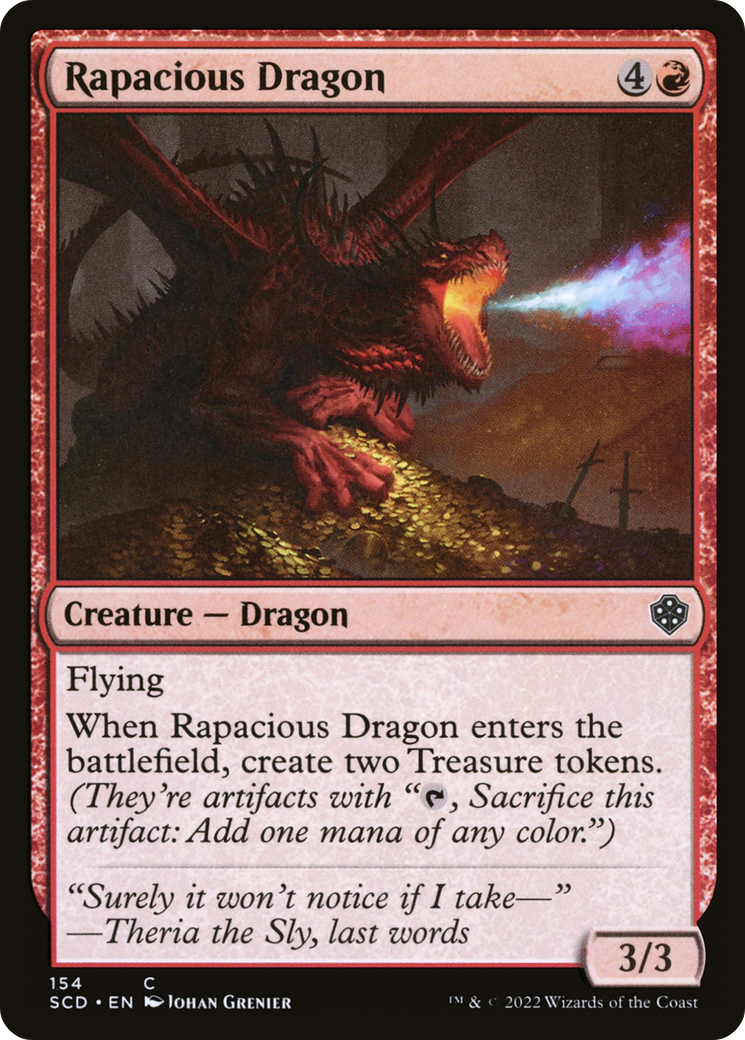 Rapacious Dragon [Starter Commander Decks] | Magic Magpie
