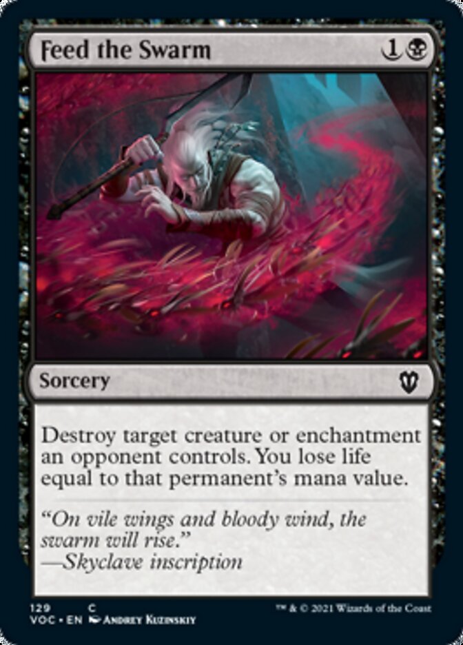 Feed the Swarm [Innistrad: Crimson Vow Commander] | Magic Magpie