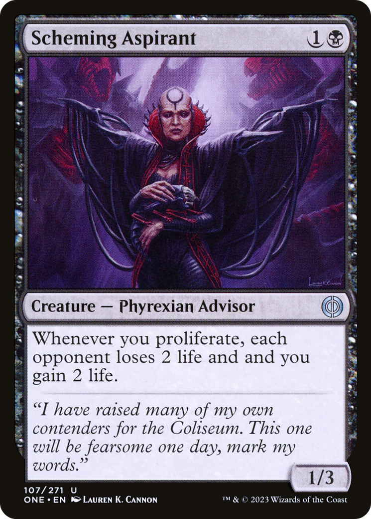 Scheming Aspirant [Phyrexia: All Will Be One] | Magic Magpie