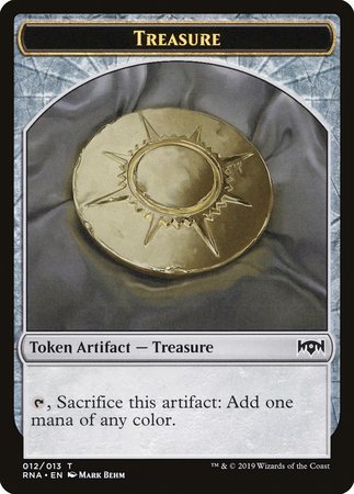 Treasure Token [Ravnica Allegiance Tokens] | Magic Magpie