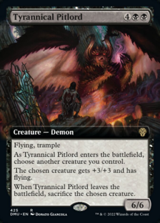 Tyrannical Pitlord (Extended Art) [Dominaria United] | Magic Magpie