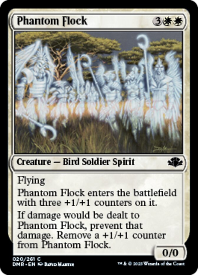 Phantom Flock [Dominaria Remastered] | Magic Magpie