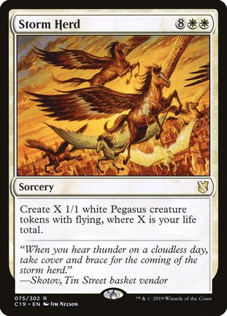 Storm Herd [Commander 2019] | Magic Magpie