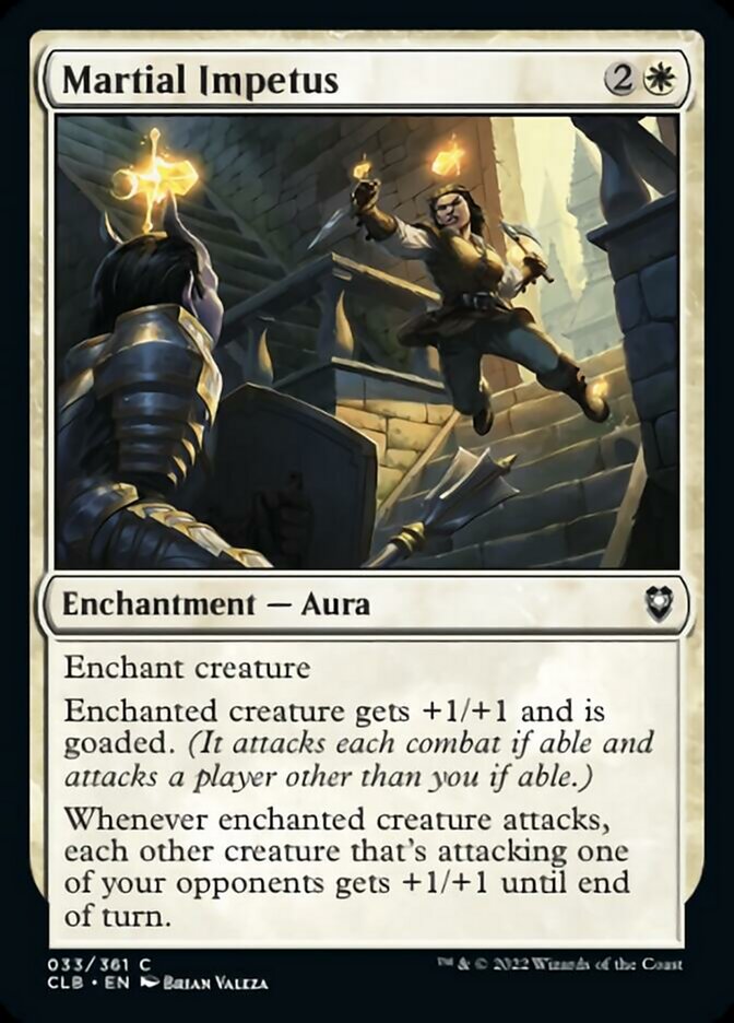 Martial Impetus [Commander Legends: Battle for Baldur's Gate] | Magic Magpie