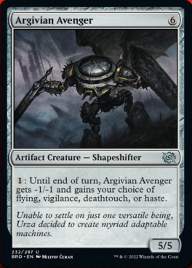 Argivian Avenger [The Brothers' War] | Magic Magpie