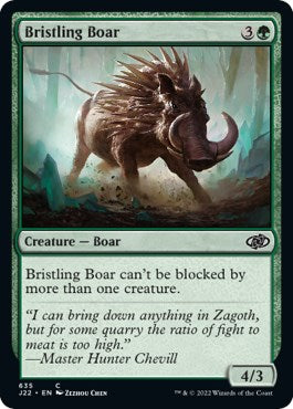 Bristling Boar [Jumpstart 2022] | Magic Magpie