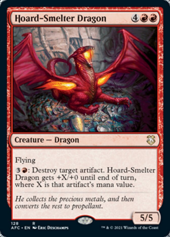 Hoard-Smelter Dragon [Dungeons & Dragons: Adventures in the Forgotten Realms Commander] | Magic Magpie