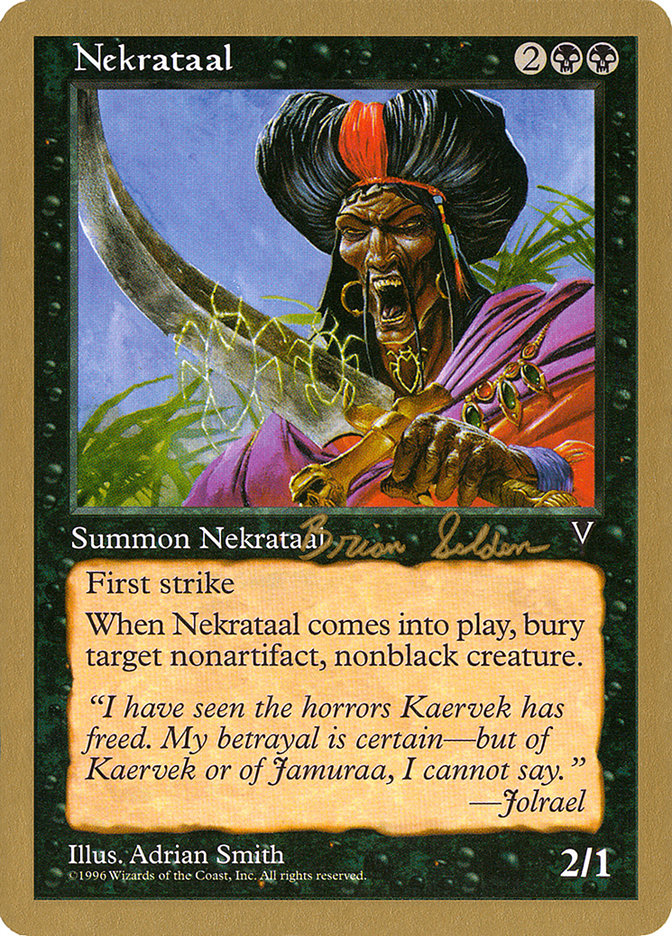 Nekrataal (Brian Selden) [World Championship Decks 1998] | Magic Magpie