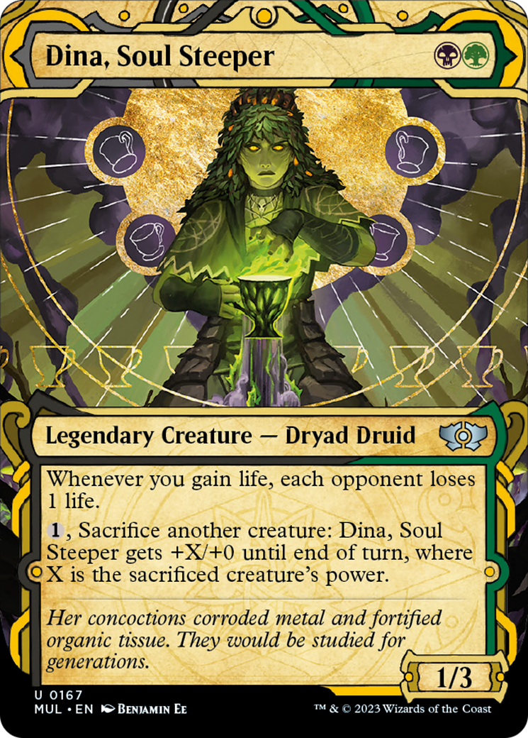 Dina, Soul Steeper (Halo Foil) [Multiverse Legends] | Magic Magpie