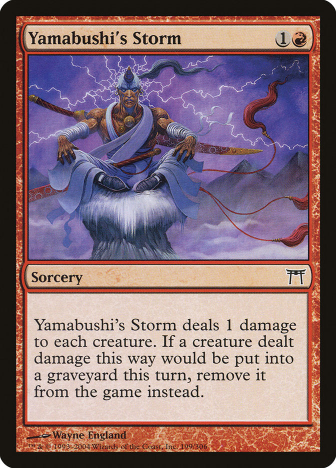 Yamabushi's Storm [Champions of Kamigawa] | Magic Magpie