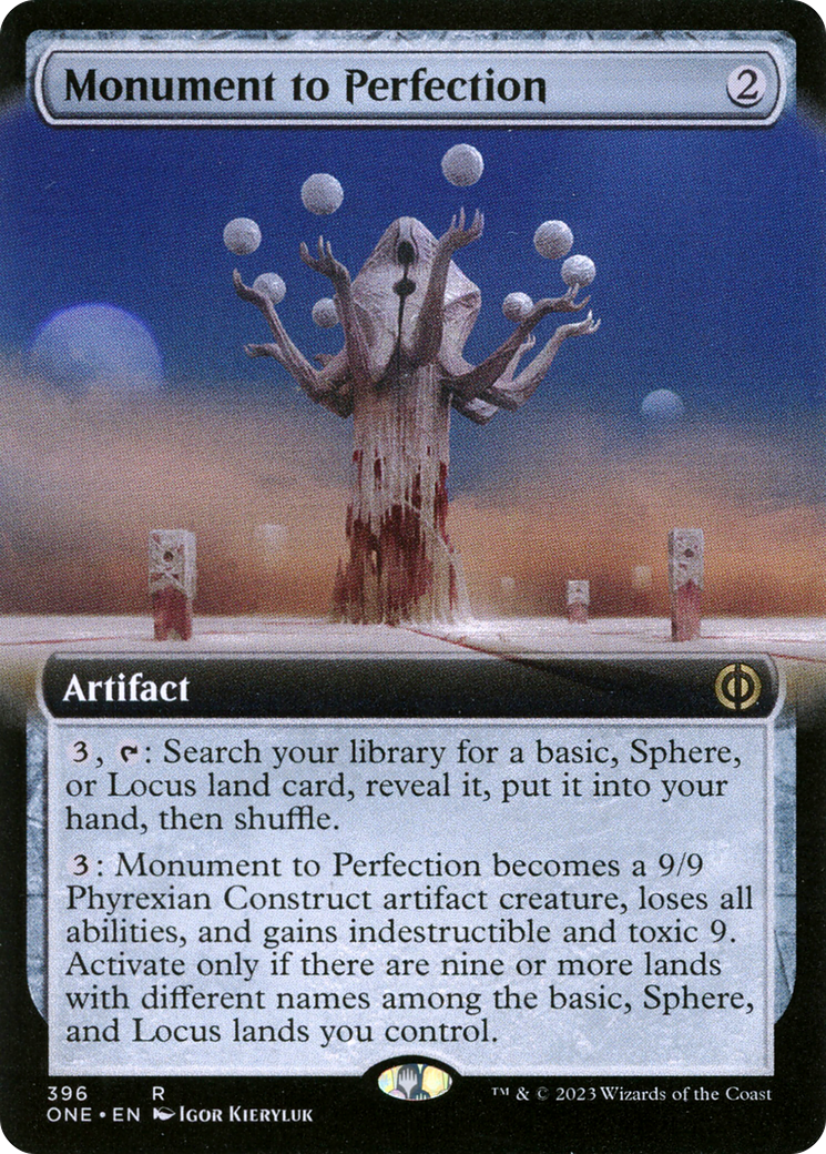 Monument to Perfection (Extended Art) [Phyrexia: All Will Be One] | Magic Magpie