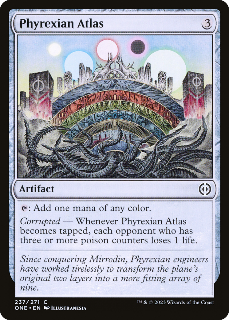 Phyrexian Atlas [Phyrexia: All Will Be One] | Magic Magpie