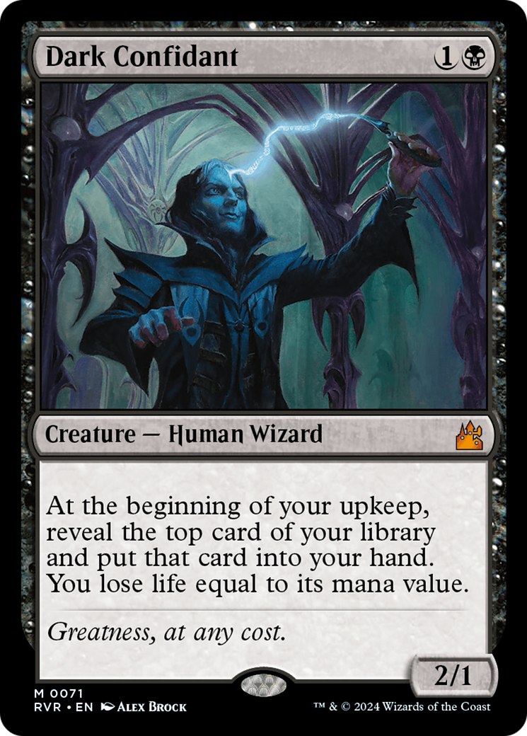 Dark Confidant [Ravnica Remastered] | Magic Magpie